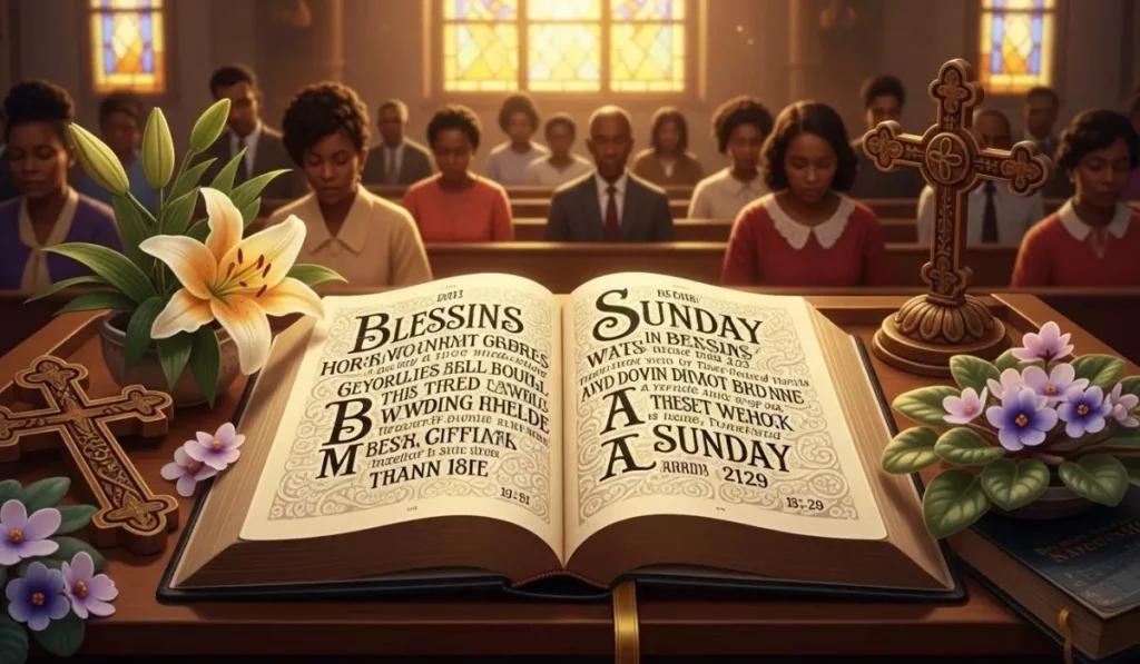 African American Sunday Blessings Bible Verses