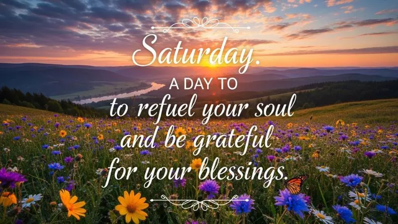Saturday Inspirational Blessings Quotes