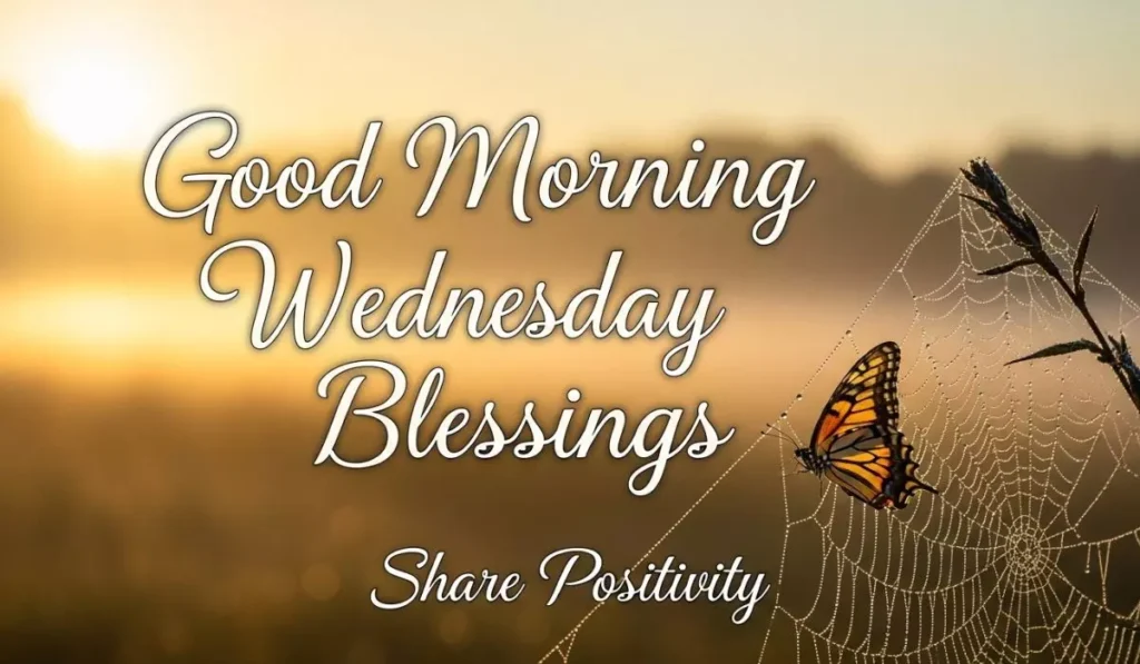 Beautiful Good Morning Wednesday Blessings Share Positivity