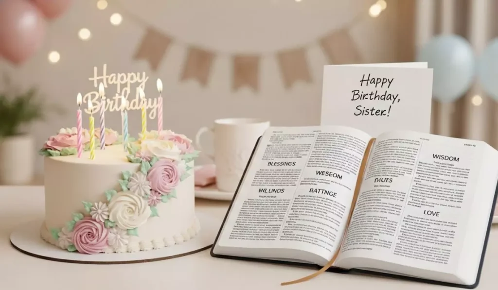 Birthday Blessings for Sister with Bible Verses