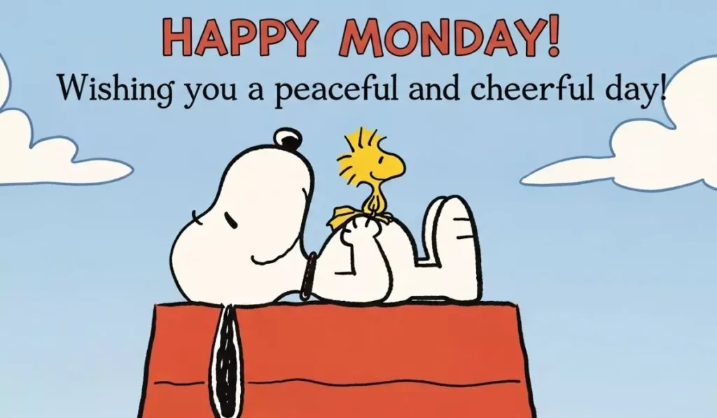 Cute Snoopy Monday Messages for a Smile and a Peaceful Day