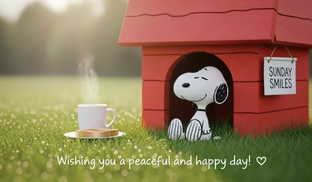 Cute Snoopy Sunday Messages for a Smile and a Peaceful Day