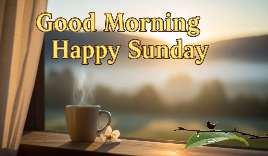 Good Morning Happy Sunday Message