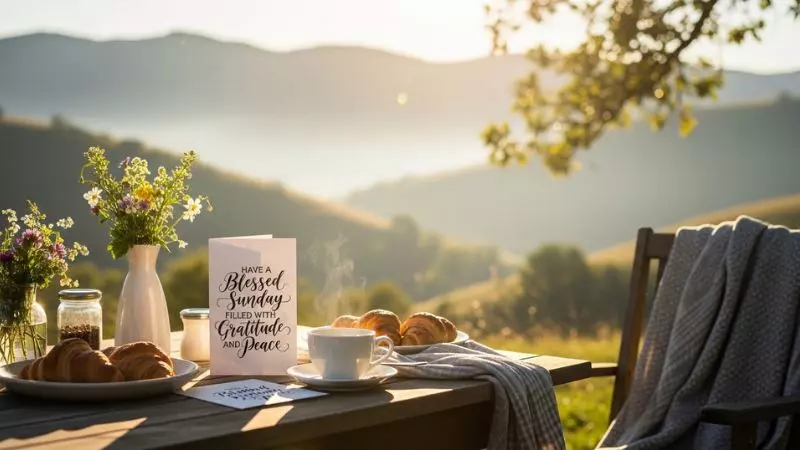 Have a Blessed Sunday Filled with Gratitude and Peace
