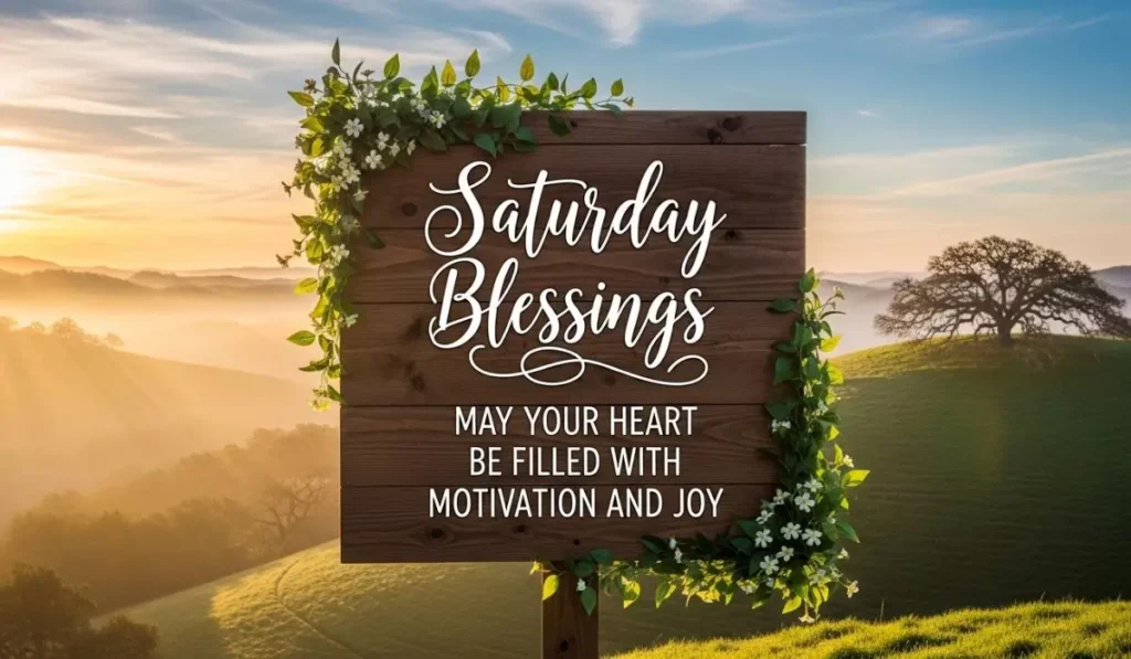 Inspirational Saturday Blessings to Motivate Your Heart