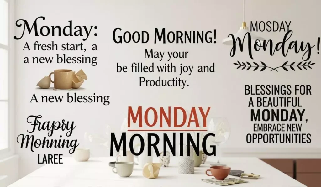 Monday Good Morning Blessings Quotes
