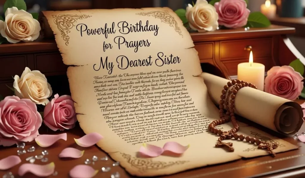 Powerful Birthday Prayers for Sister