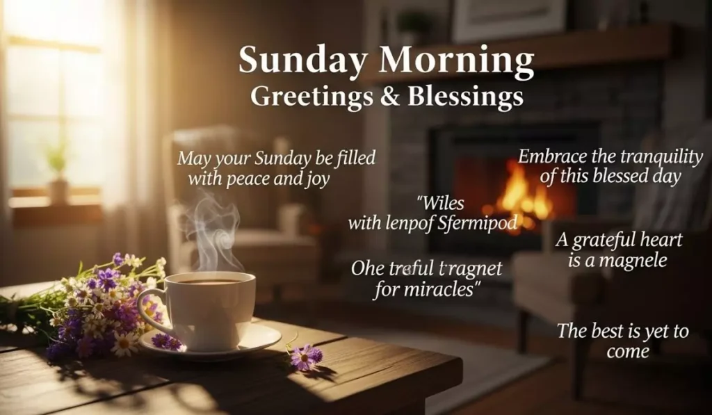 Sunday Morning Greetings and Blessings and Quotes