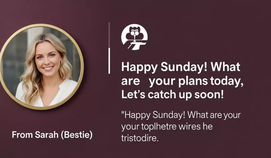 Sunday Morning Text Messages for Loved Ones
