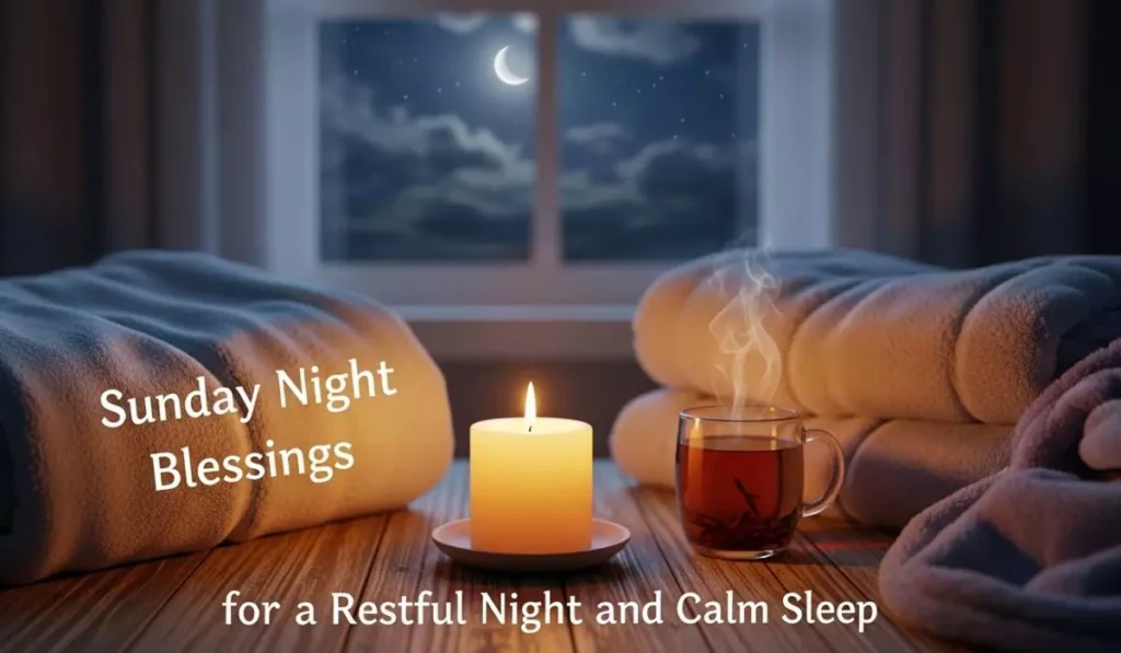 Sunday Night Blessings for a Restful Night and Calm Sleep