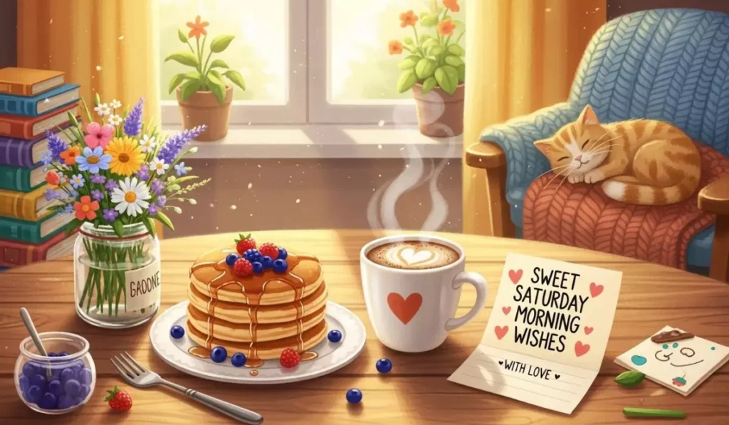Sweet Saturday Morning Wishes to Send with Love