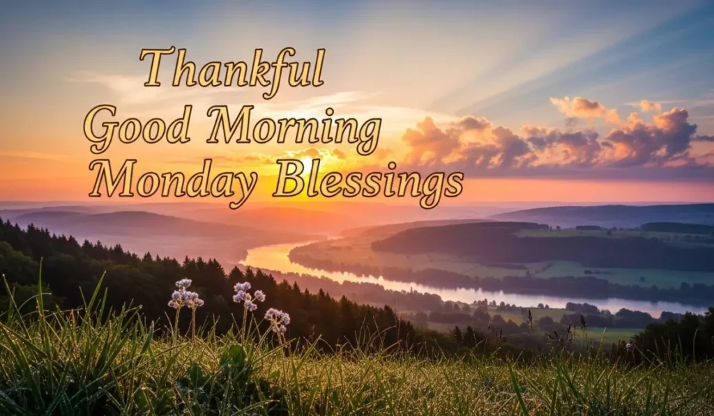 Thankful Good Morning Monday Blessings