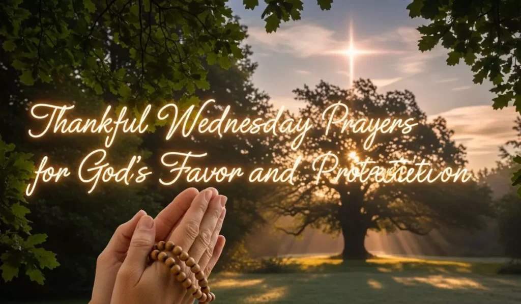 Thankful Wednesday Prayers for God's Favor and Protection