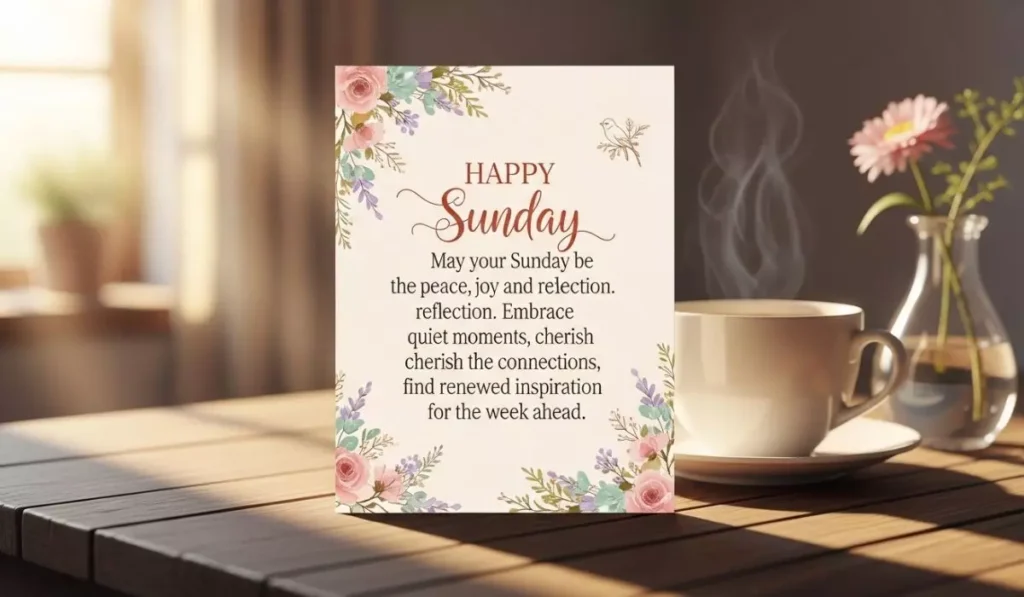 Thoughtful Happy Sunday Message Ideas