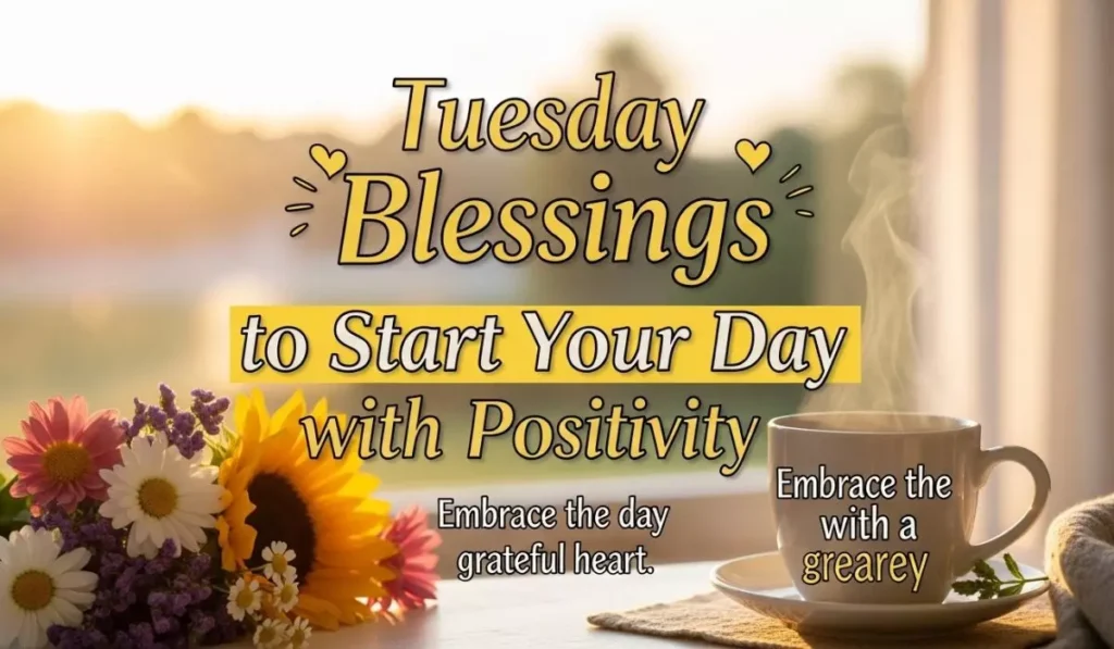 Tuesday Blessings to Start Your Day with Positivity