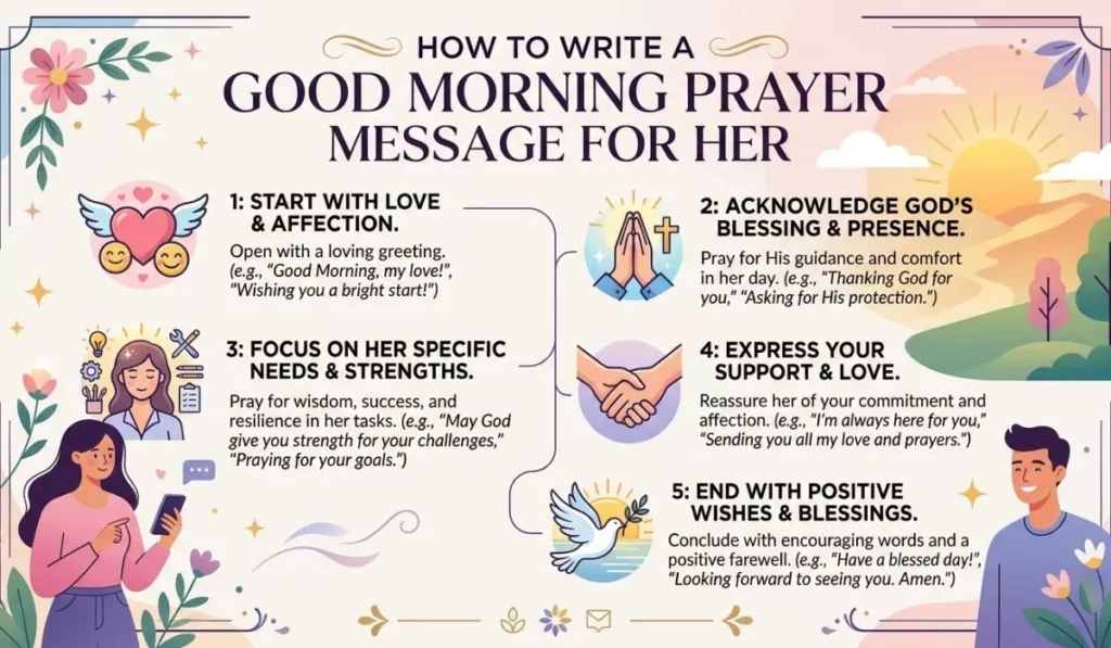 How to Write a Good Morning Prayer Message for Her