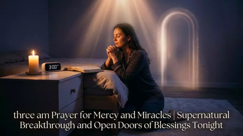 3am Prayer for Mercy and Miracles