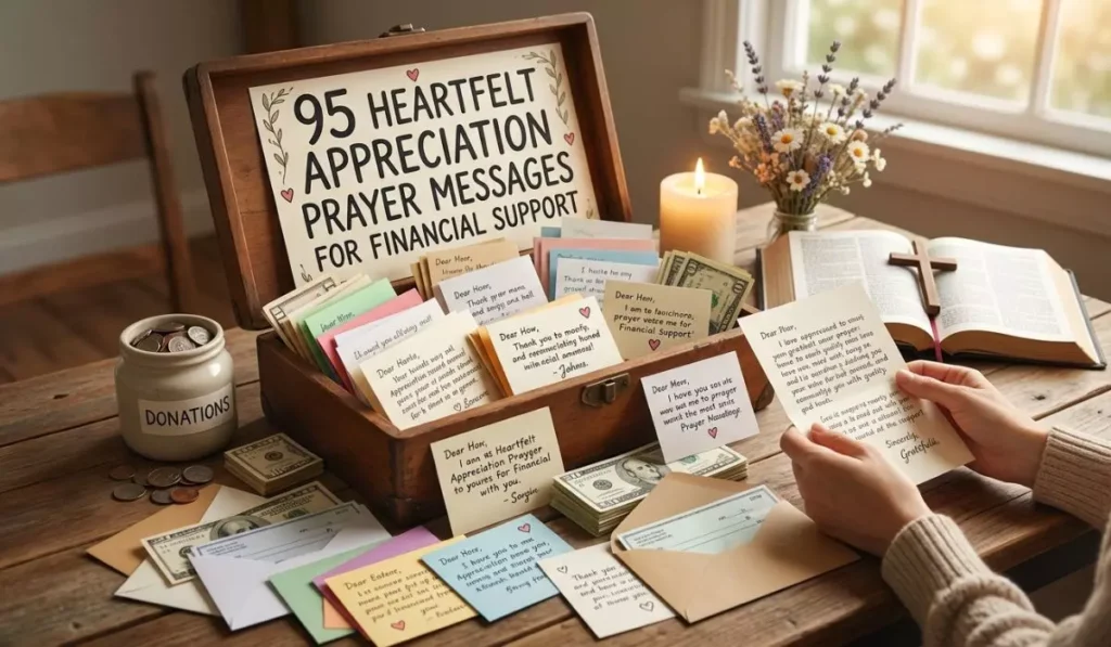 95 Heartfelt Appreciation Prayer Messages for Financial Support