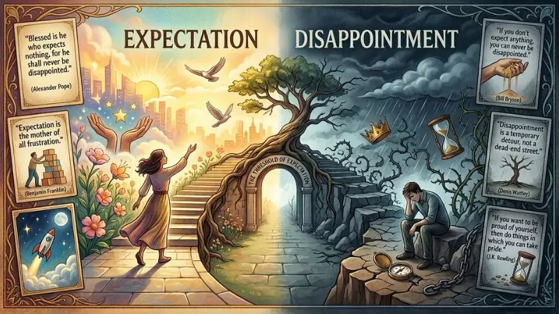 Best Quotes About Expectations and Disappointment