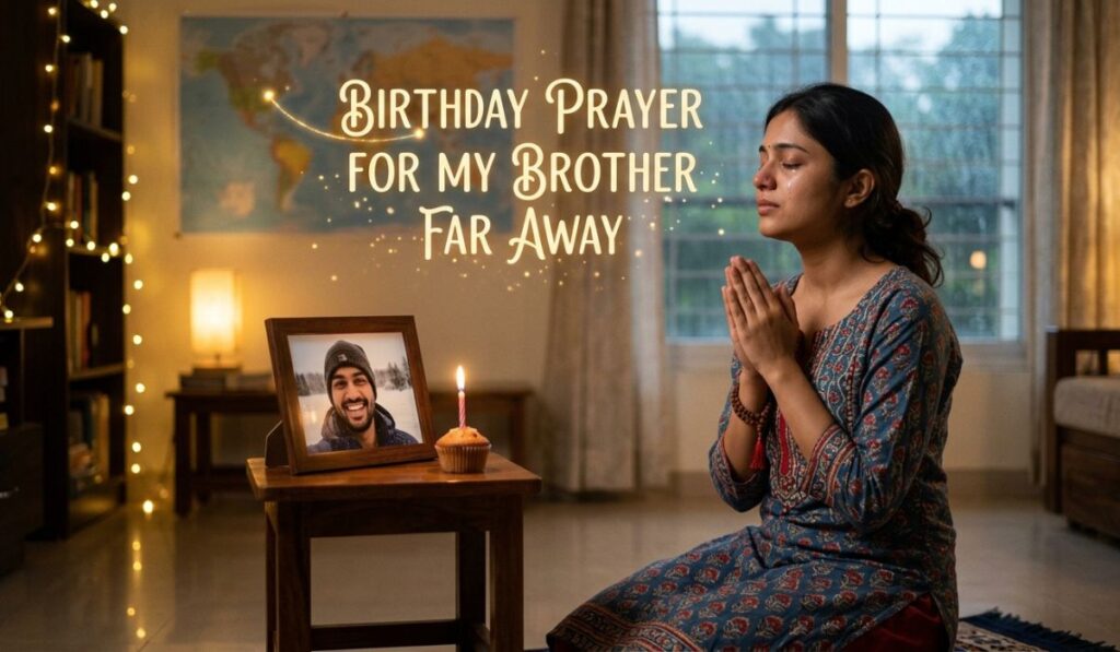 Birthday Prayer for My Brother Far Away