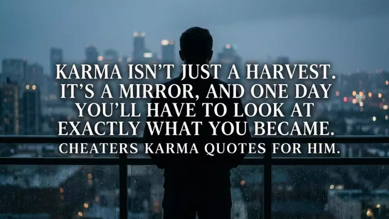 Cheaters Karma Quotes for Him