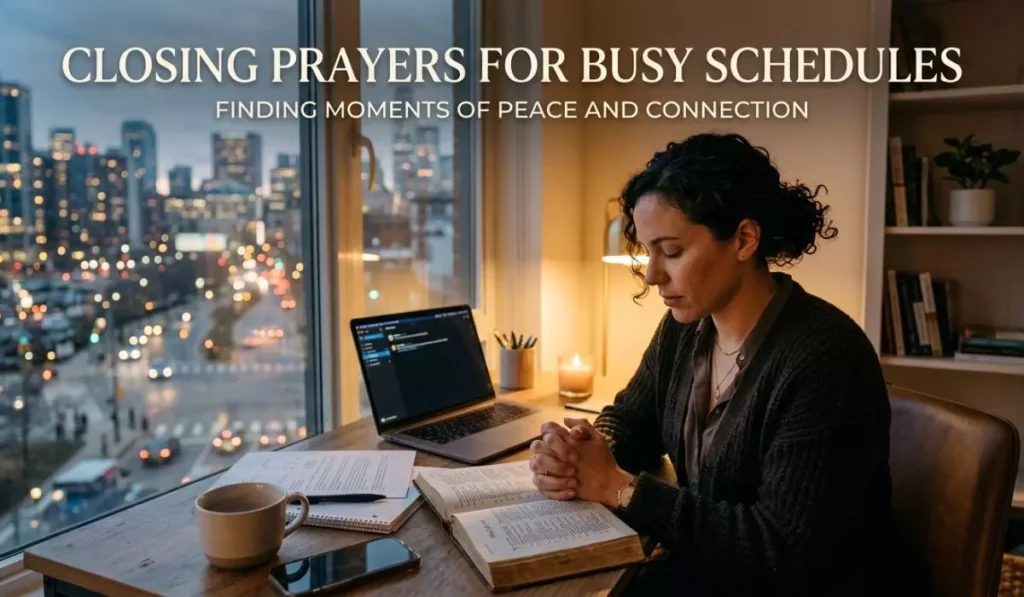 Closing Prayers for Busy Schedules