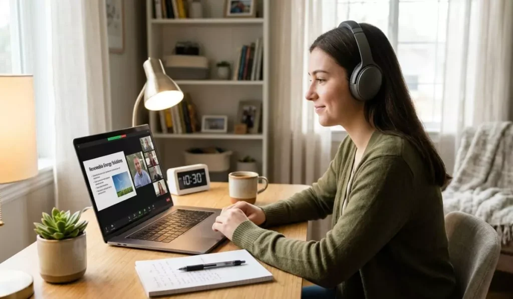Finding Peace and Focus in the Virtual Classroom