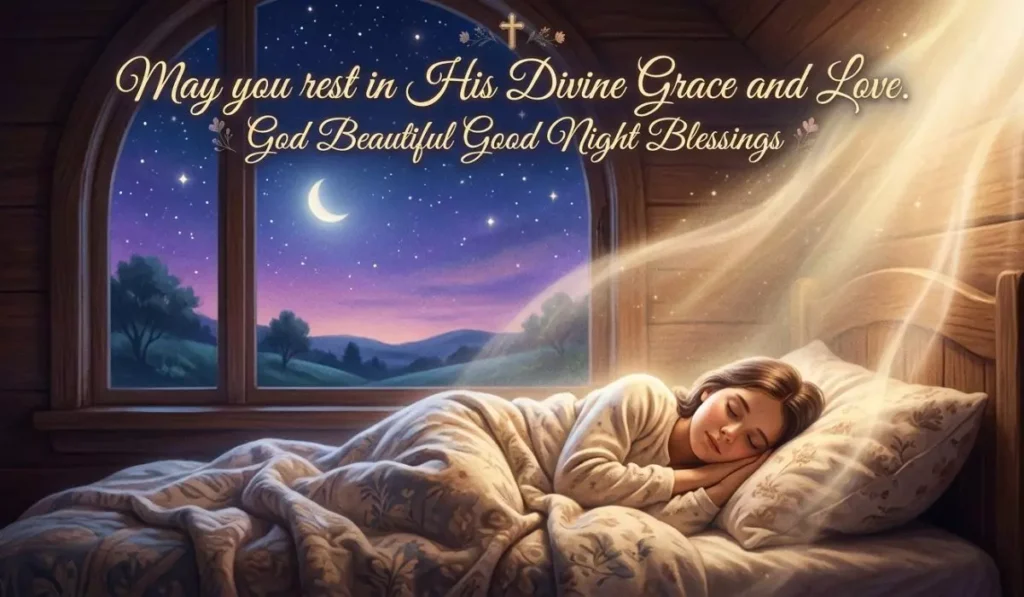 God Beautiful Good Night Blessings to Rest in His Divine Grace and Love