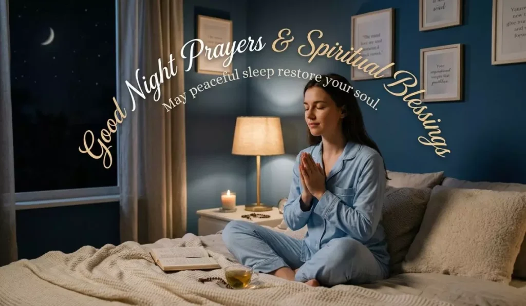 Good Night Prayers and Spiritual Blessings for Peaceful Sleep