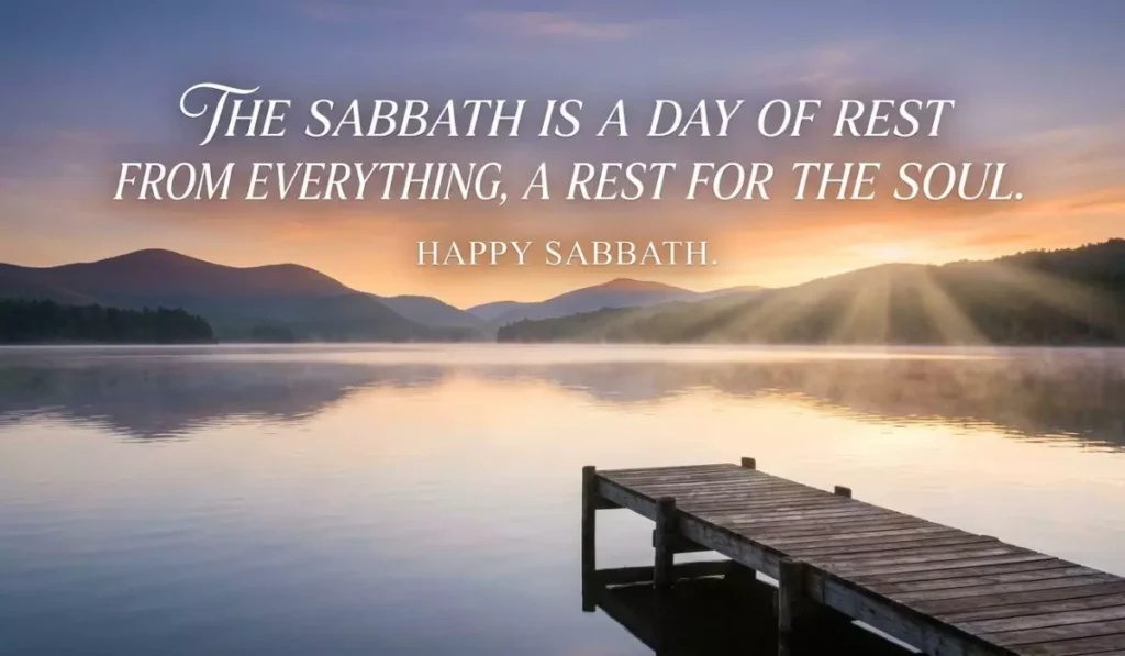 Happy Sabbath Quotes