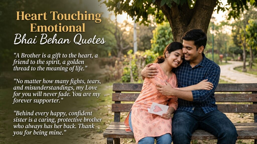 Heart Touching Emotional Bhai Behan Quotes