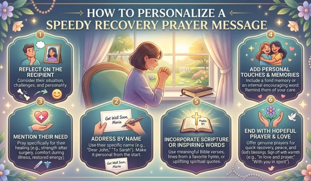 How to Personalize a Speedy Recovery Prayer Message