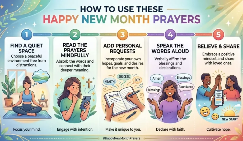 How to Use These Happy New Month Prayers