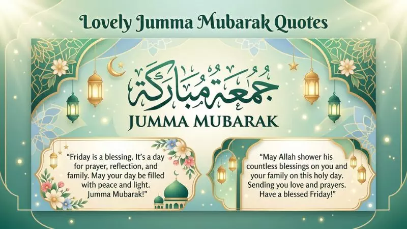 Lovely Jumma Mubarak Quotes