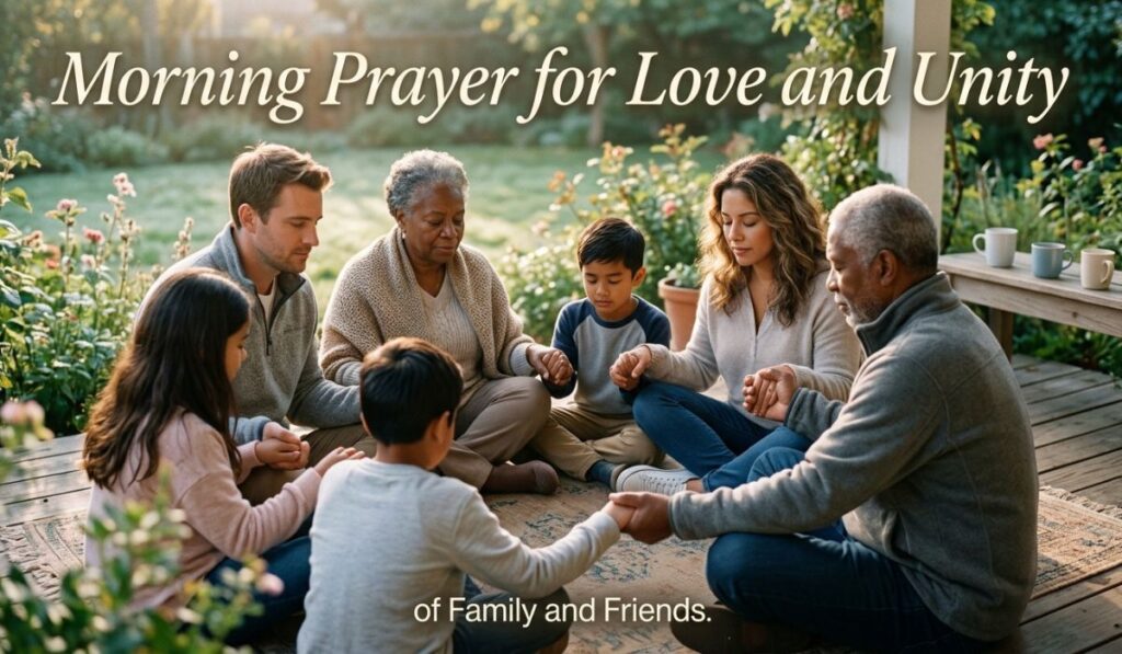 Morning Prayer for Love and Unity of Family and Friends