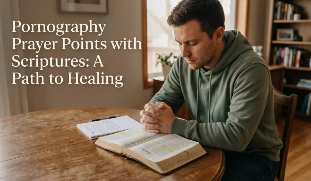 Pornography Prayer Points with Scriptures: A Path to Healing