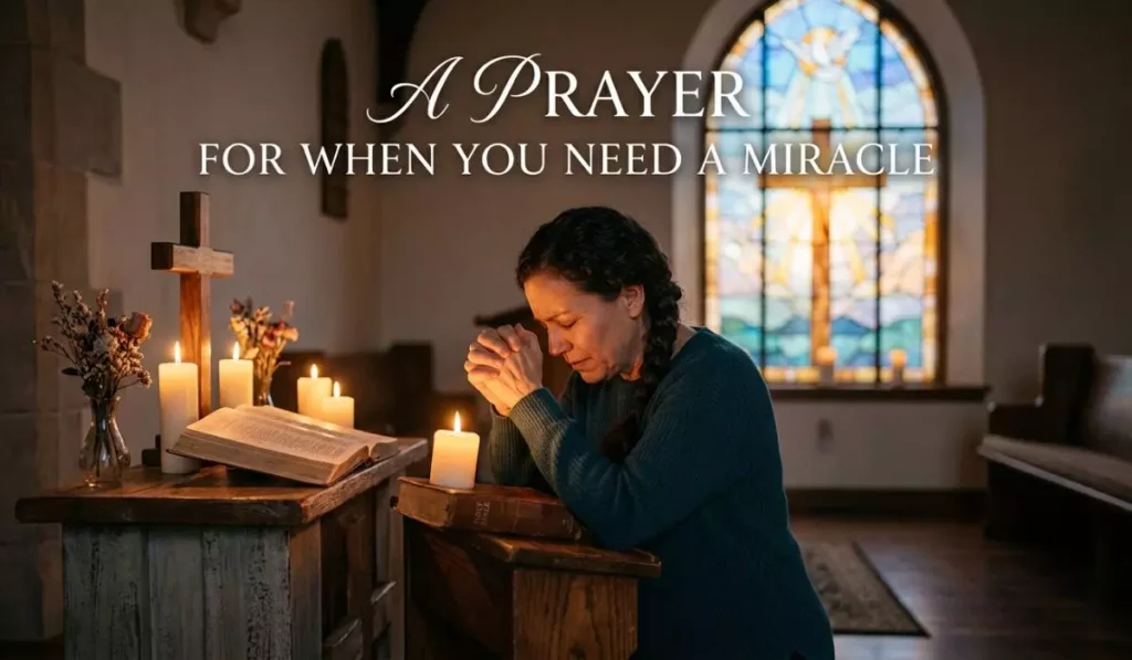 Prayer For When You Need A Miracle