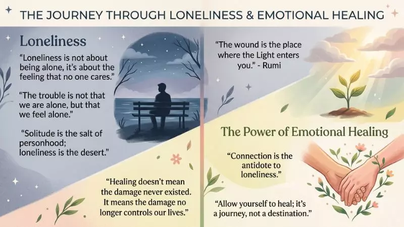 Quotes About Loneliness and the Power of Emotional Healing