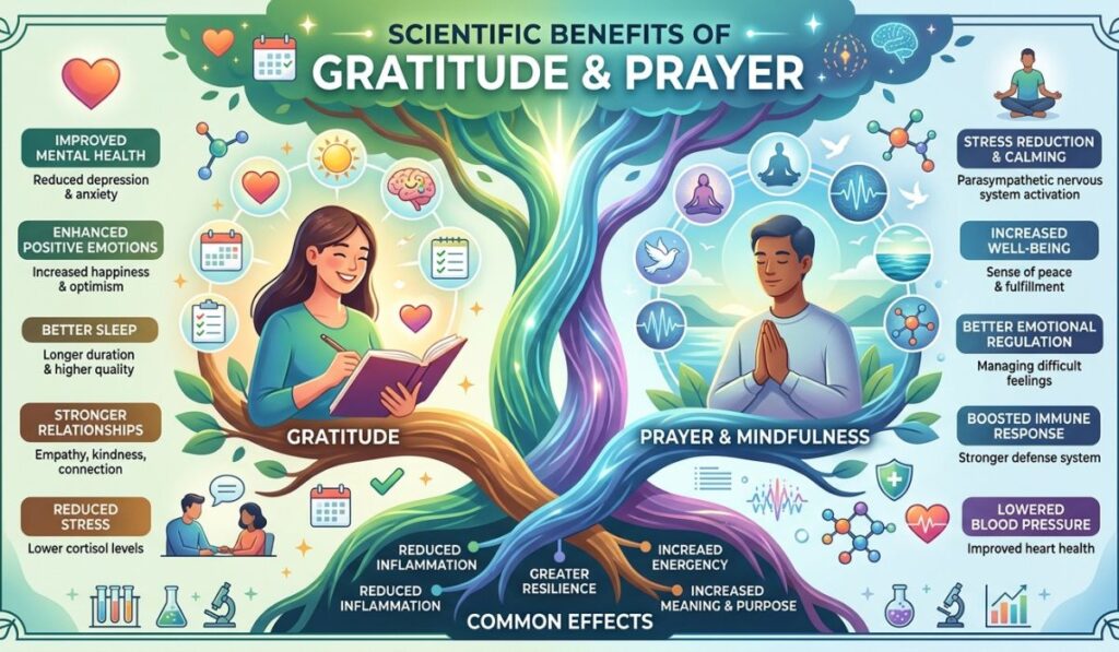 Scientific Benefits of Gratitude & Prayer