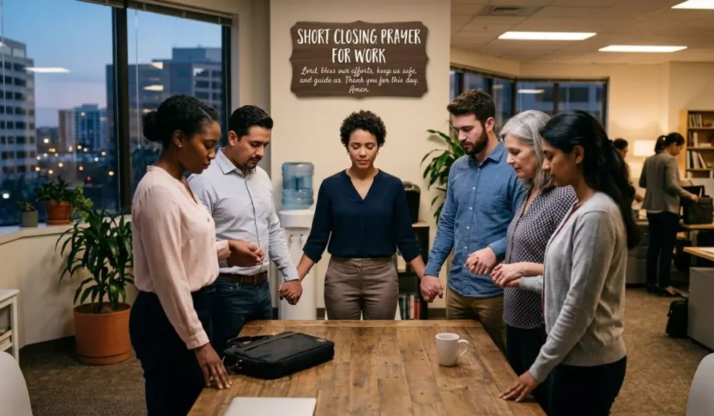 Short Closing Prayer for Work