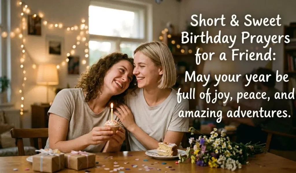Short and Sweet Birthday Prayers for a Friend