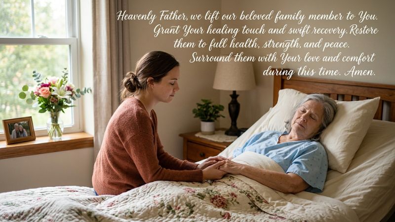 Short Prayer For Healing And Recovery For A Family Member