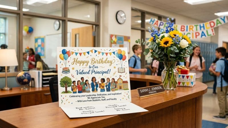 Birthday Wishes for Principal