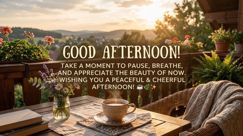 Good Afternoon Quotes for Social Media Sharing