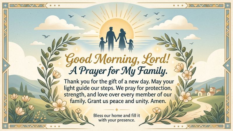 Good Morning Prayer Quotes For Family