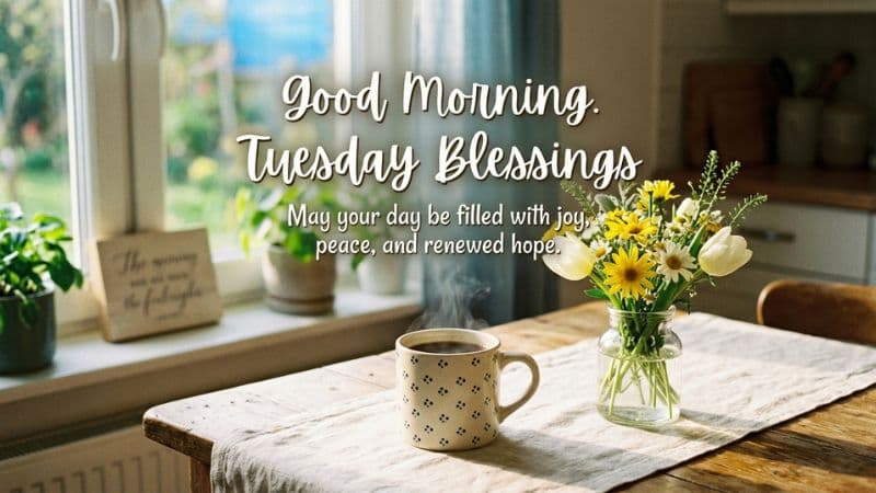 Good Morning Tuesday Blessings