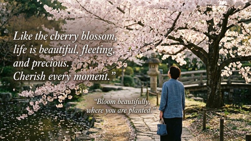 Inspirational Cherry Blossom Quotes About Life