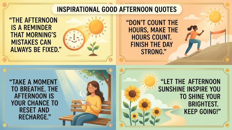 Inspirational Good Afternoon Quotes