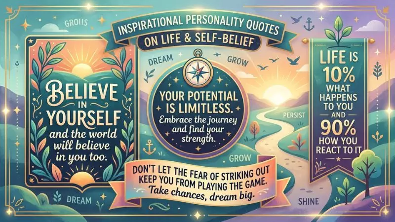 Inspirational Personality Quotes About Life and Self-Belief