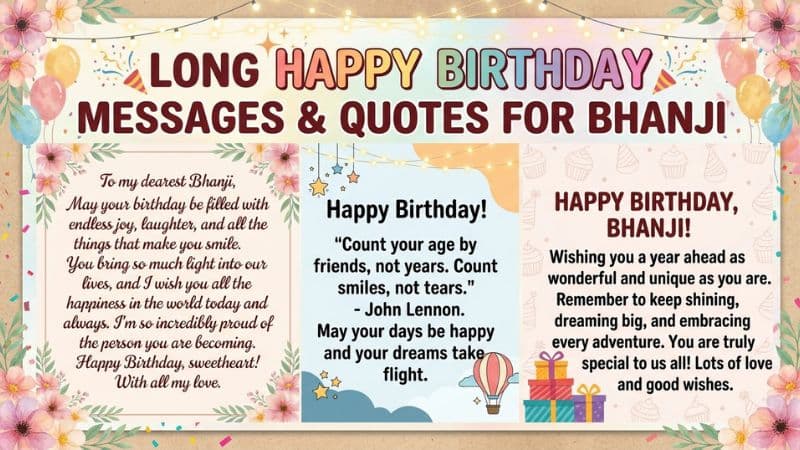 Long Happy Birthday Messages & Quotes for Bhanji
